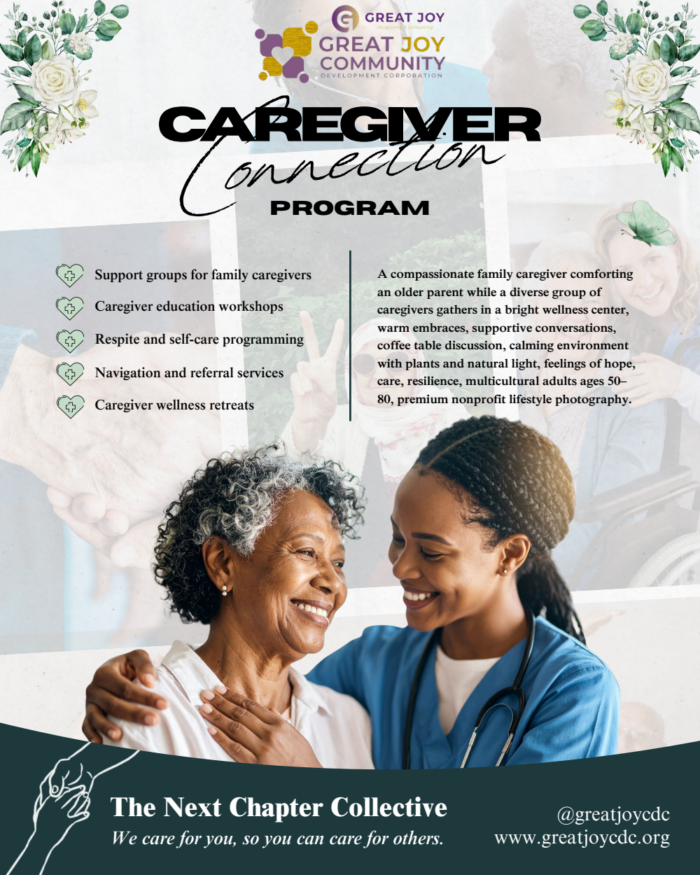 Caregiver Connection Program flyer