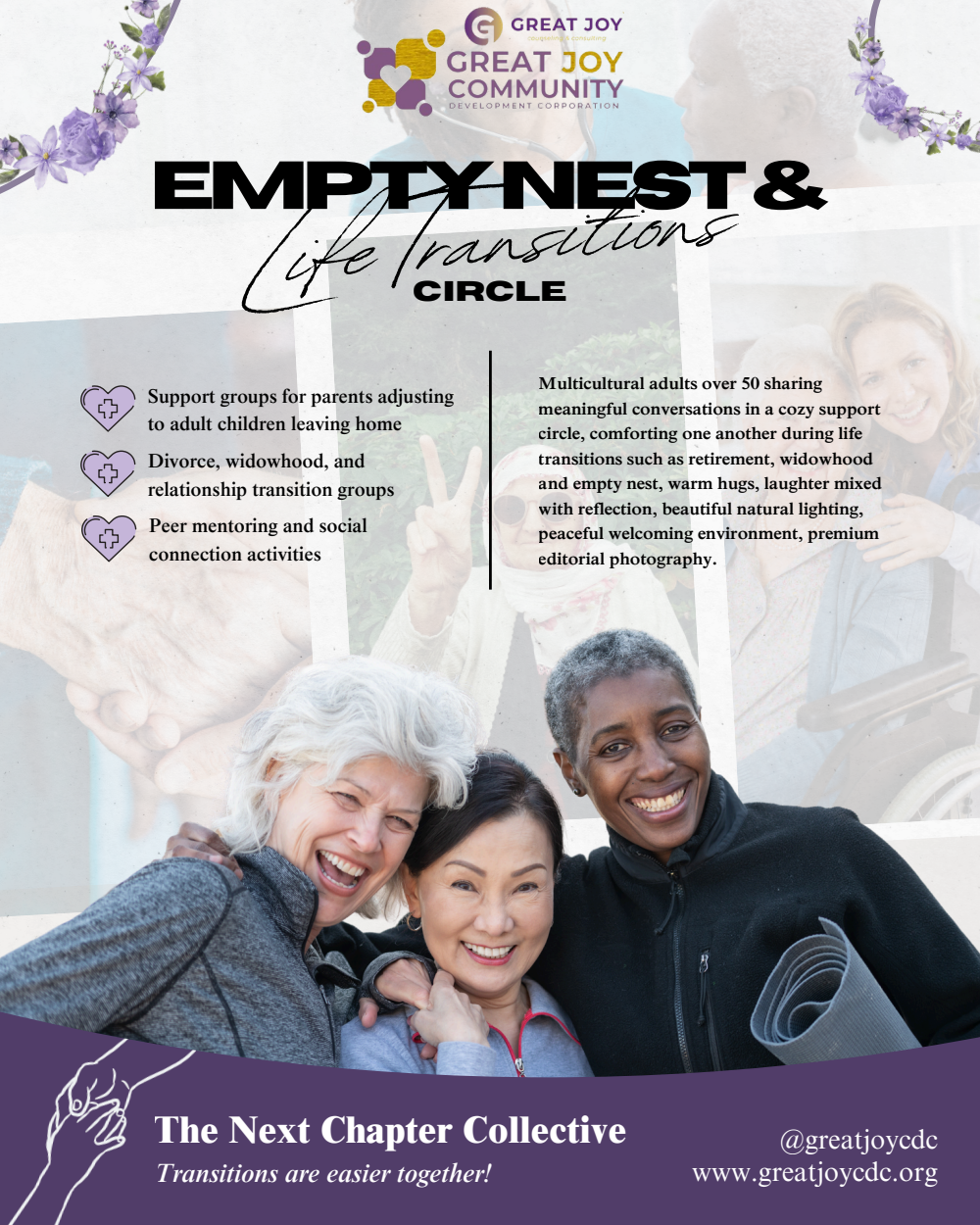 Empty Nest & Life Transitions Circle flyer